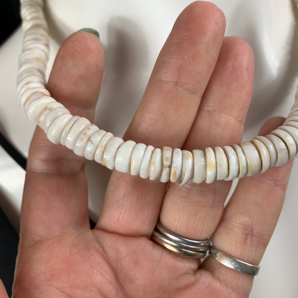 Puka Shell Bead Necklace David Cassidy Hawaiian Jewelry - Etsy