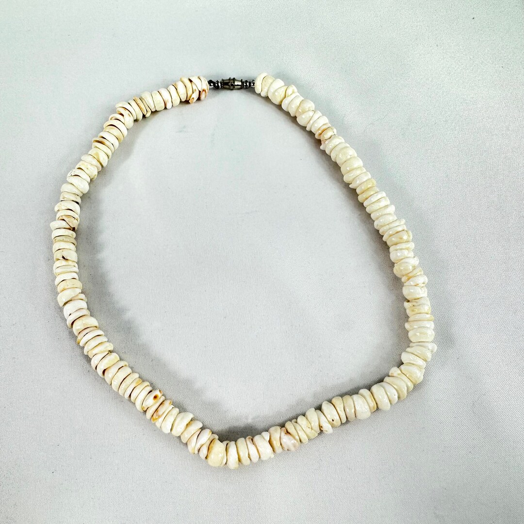 Puka Shell Bead Necklace, Surfer Style, David Cassidy Necklace - Etsy