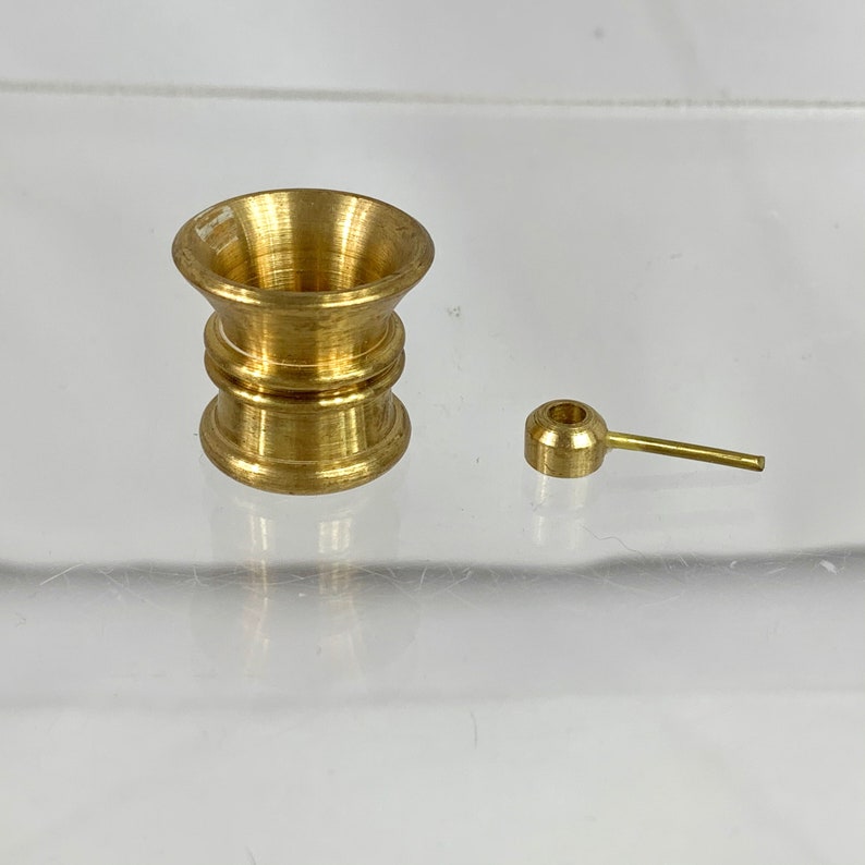 Vintage Dollhouse Miniature Mortar and Pestle Rare Beauty