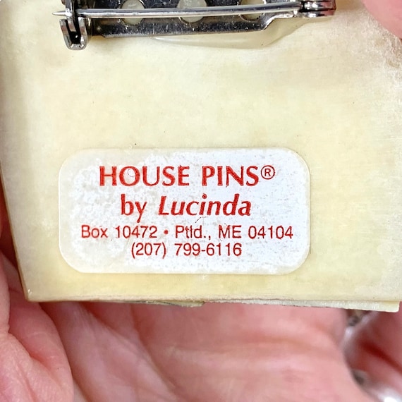 Lucinda Yates Glitter House Pin, Cute Kitschy Travel … Gem