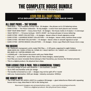 The Complete House Bundle · All 267 Premade Logo Designs · Every Pack In The Shop · Save 463 bild 2
