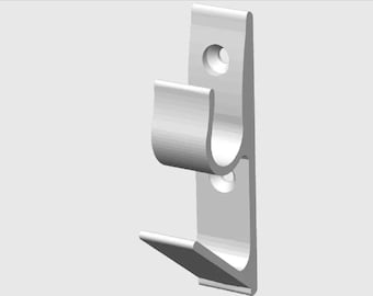 CPAP hose hook/holder with m5 mounting holes.