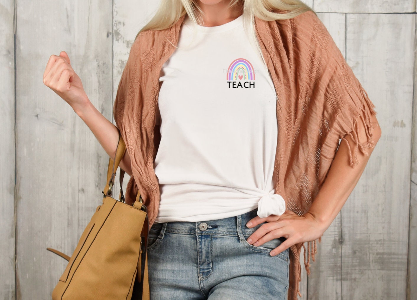 Download Enseñar Rainbow Teacher Shirt SVG y PNG Archivos | Etsy