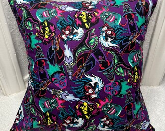 Disney Villains 16x16” Throw Pillow