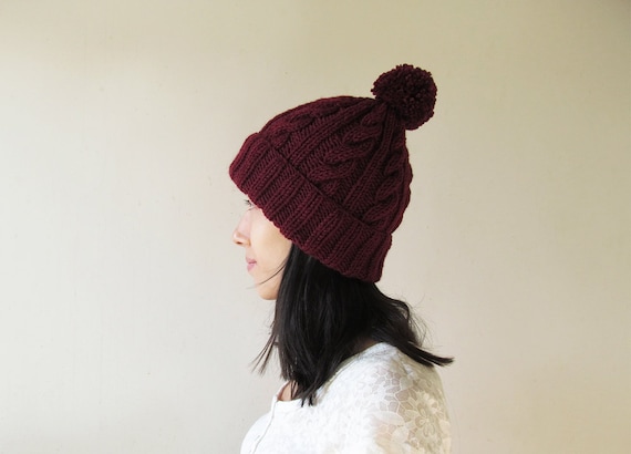 Pom Pom - Burgundy, Accessories