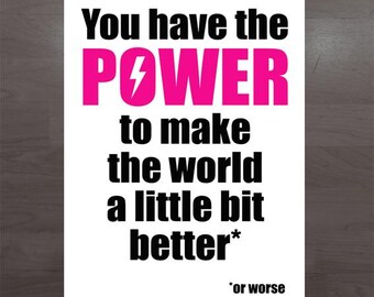A3 Power archival-quality digital print