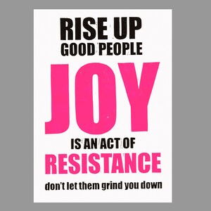A3 &#39;Joy&#39; archival-quality digital print