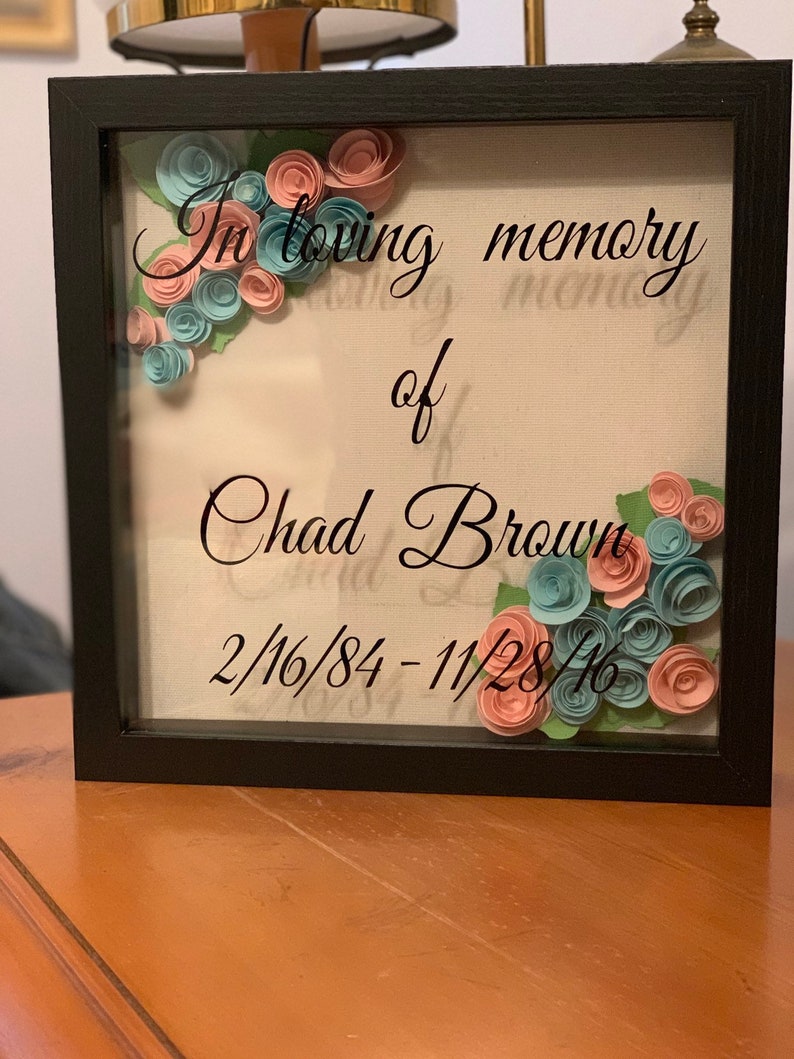 Memorial Shadowbox 9 X 9 - Etsy