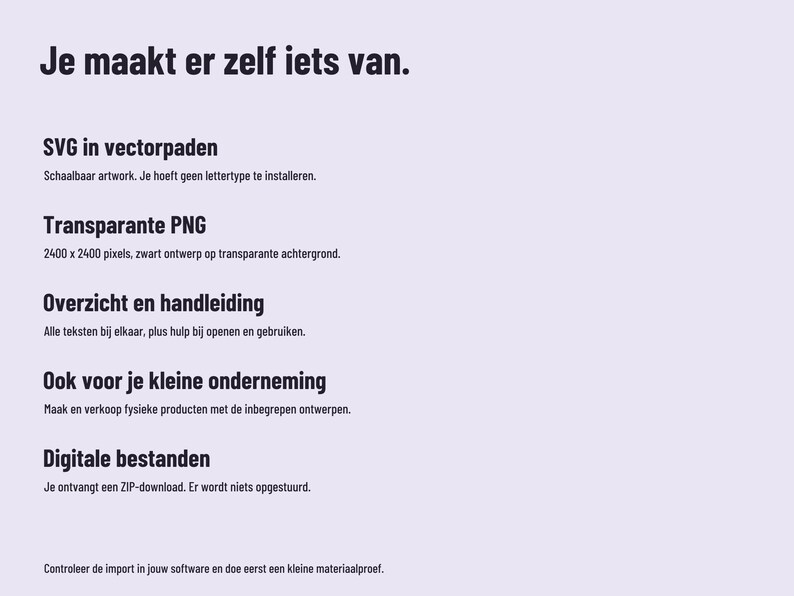 Dutch SVG bundle for home - Huis vol goesting - 12 designs with PNG and manual image 4