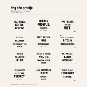 SVG bundle for makers - Just one more test - 12 Dutch designs with PNG and instructions