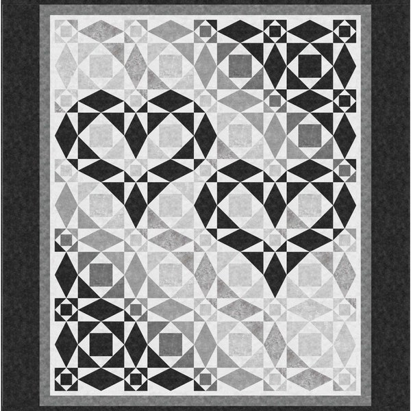 Our Hearts Will Go On quilt pattern. hard copy