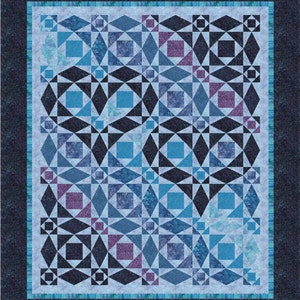 Our Hearts Will Go On quilt pattern. Queen and Lap