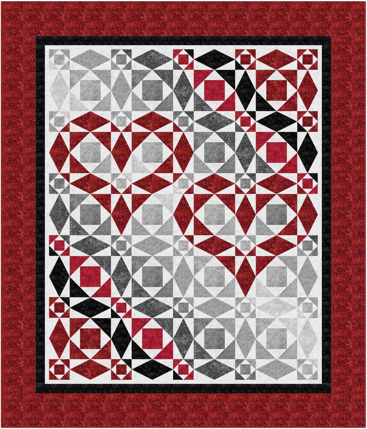 Our Hearts Will Go on Quilt Pattern. Queen and Lap Etsy