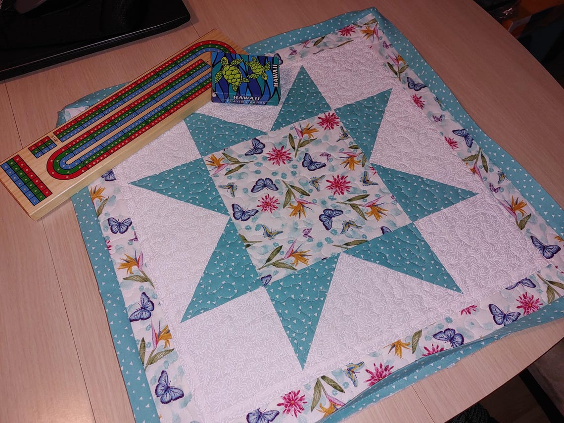 PDF Pattern, Directions, 4 Fat Quarter Table Runner by the Fabric ...