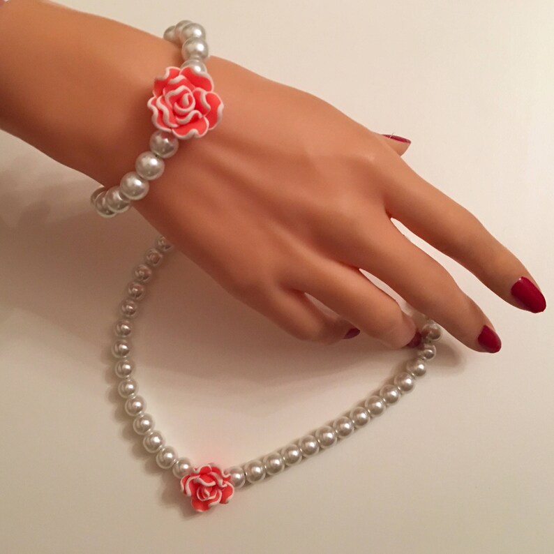 Flower Girls Jewelry Set Wedding Gifts Chistening Gift Etsy