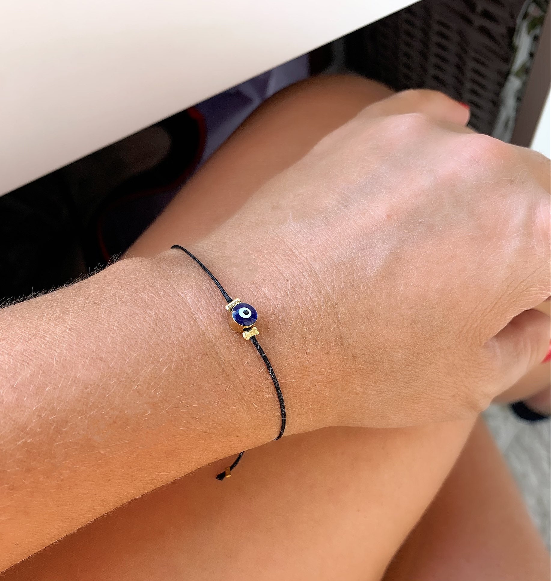 Simple evil eye best sale bracelet