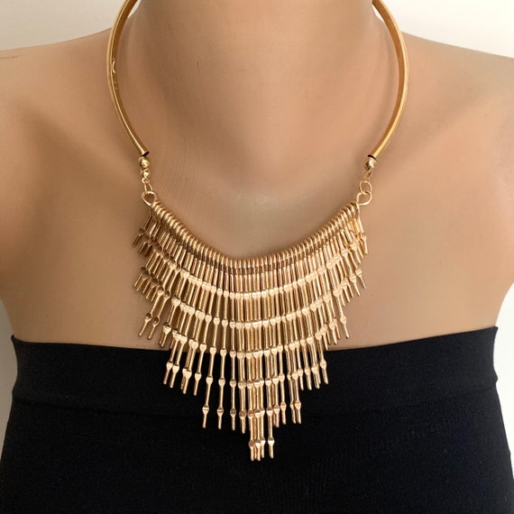 Gold and silver online choker