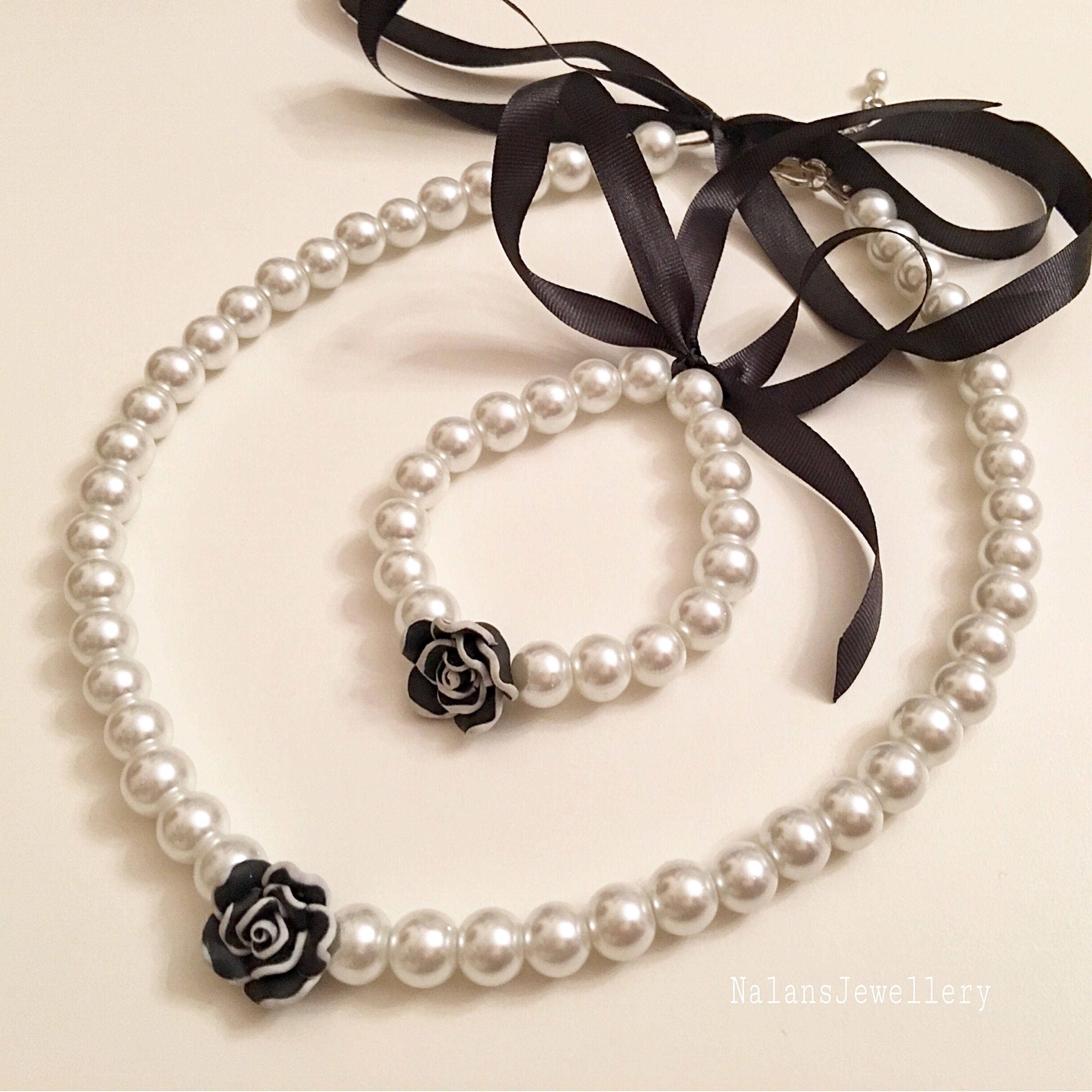 Flower Girls Jewelry Set Wedding Gifts Chistening Gift Etsy