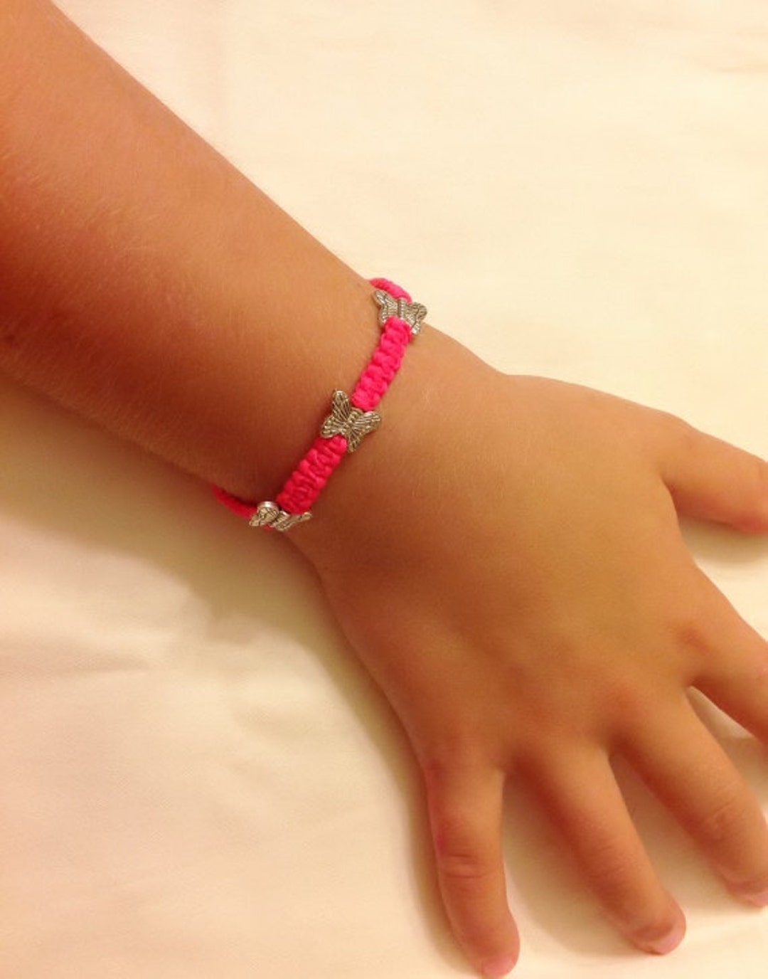 Elegante Kids Coloured Butterfly Bracelet