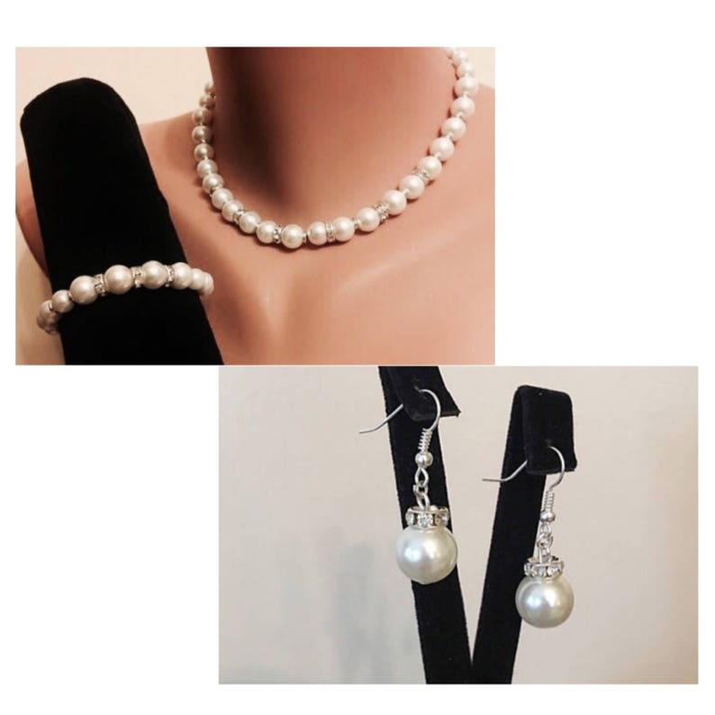 Pearl Necklace for FLOWER GIRL Little Girl Wedding Jewelry Etsy