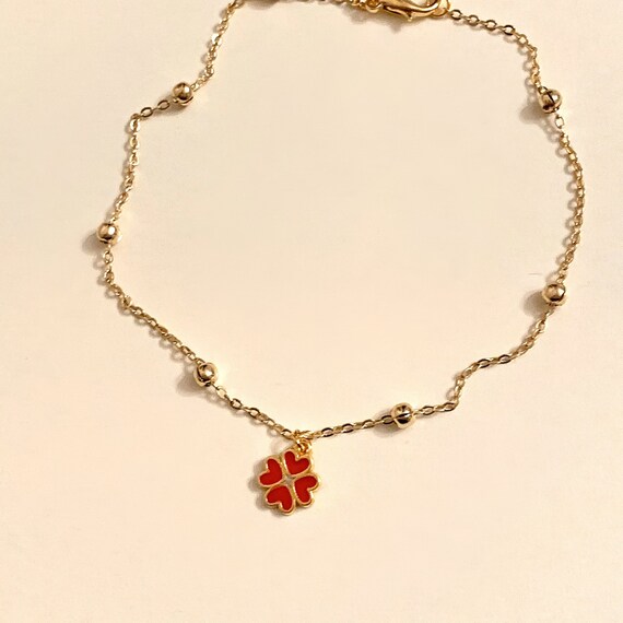 Shamrock anklet hotsell