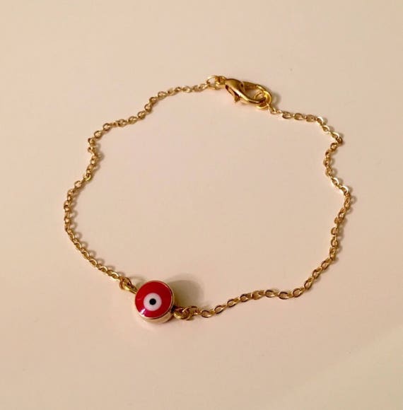 red-evil-eye-bracelet-gold-evil-eye-bracelet-evil-eye-charm-etsy