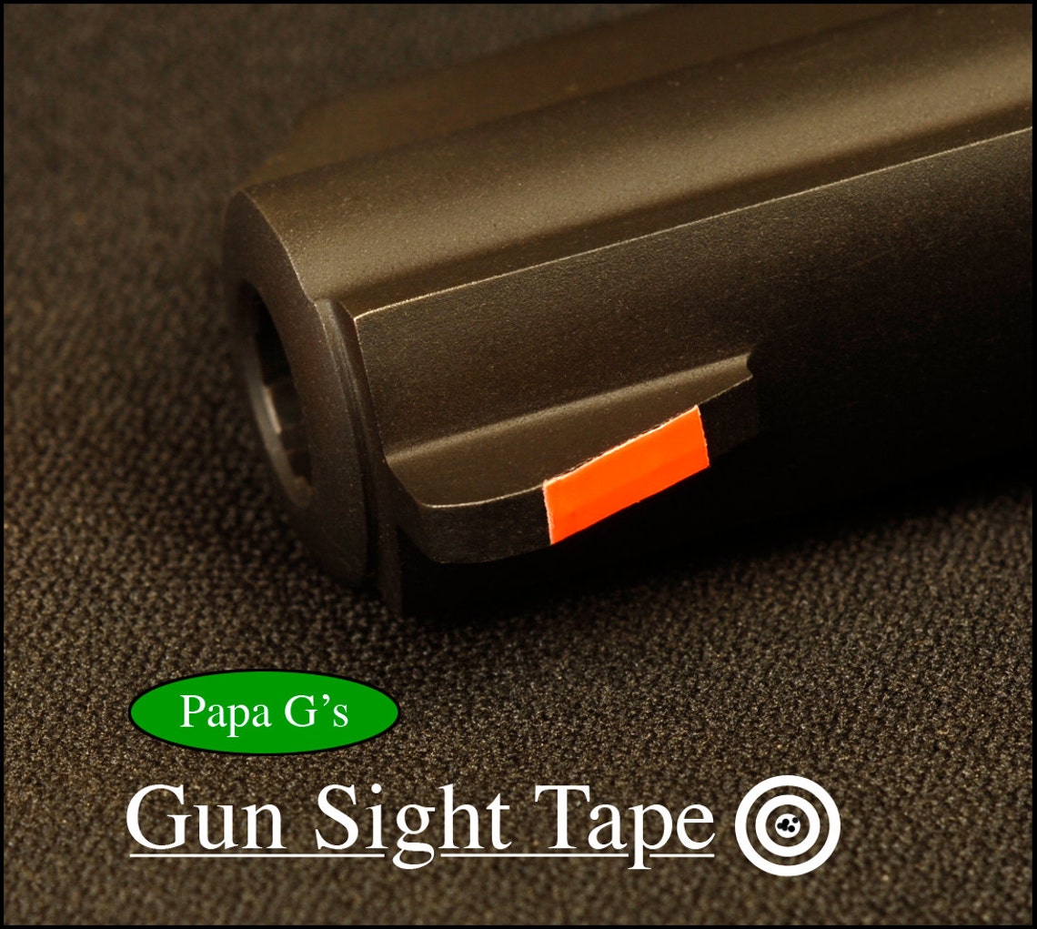 Gun Sight Tape Clearly See Your Sights Easy To Install Etsy Gun Sight Tape Clearly See Your Sights Easy To Install Etsy