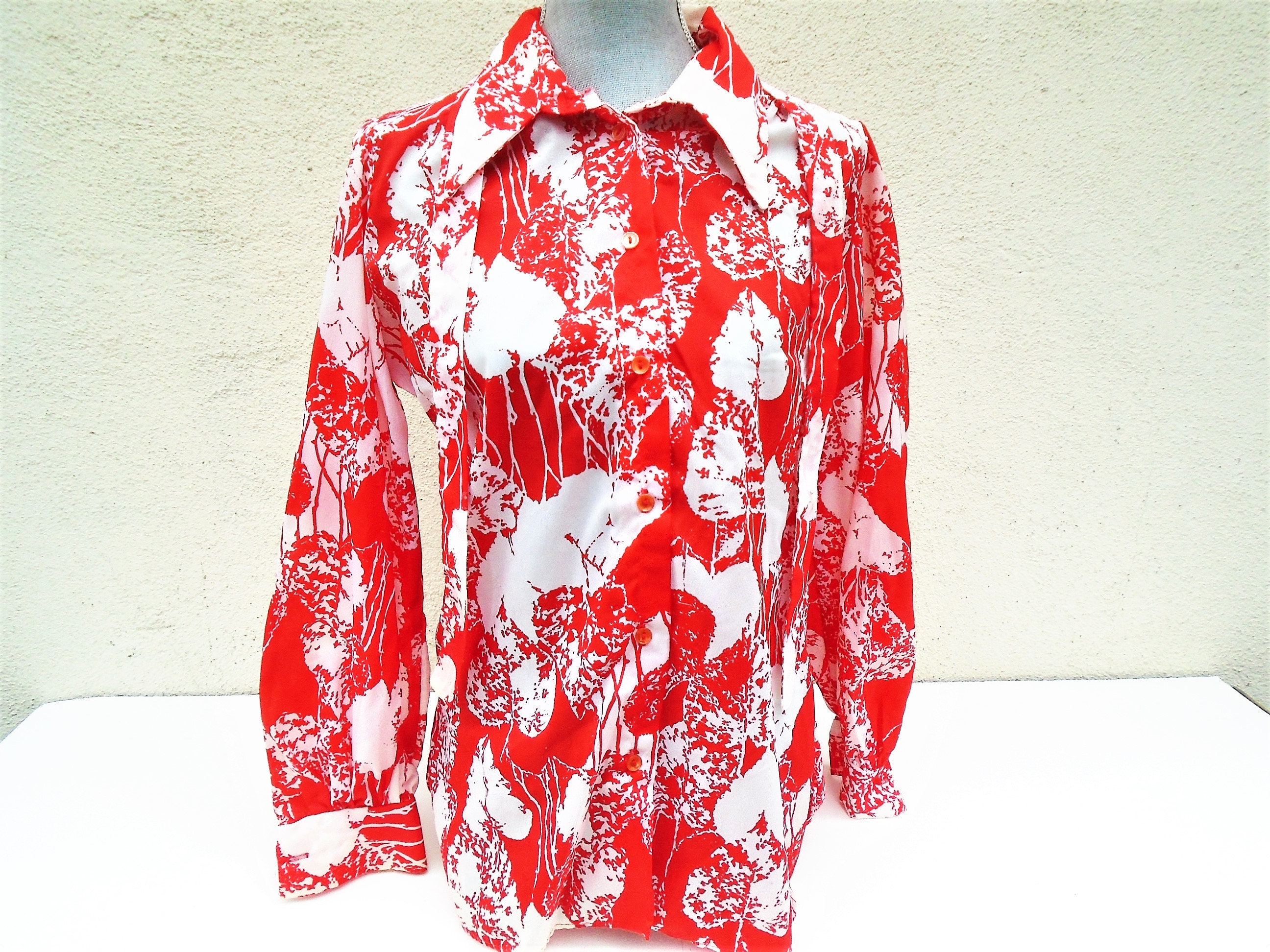 White Blouse Size 16 Vintage Teddi 