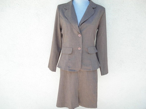 Vintage Ladies Suit, Business Clothes, Woman's Fas