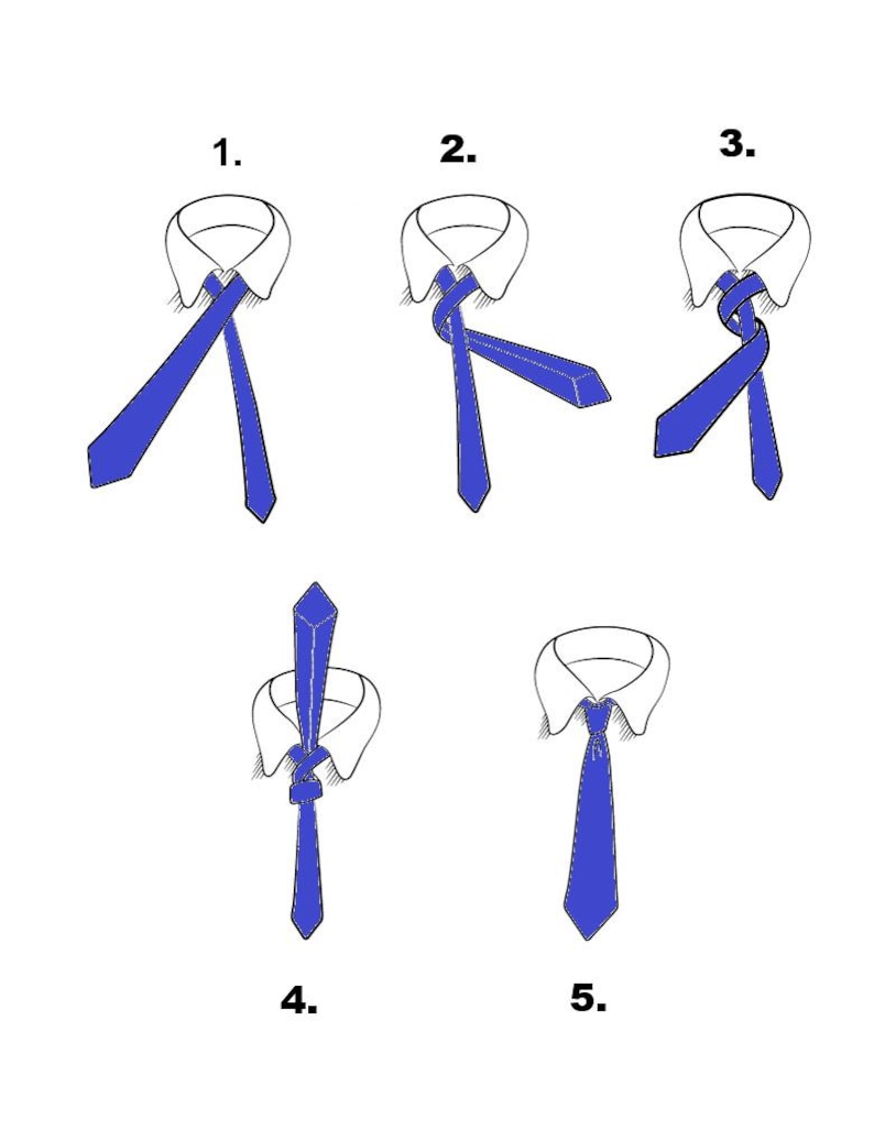 Learn How to Tie a Tie for Free*: Easy Tie Knot – Video, Pictures ...