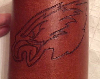 Philly Eagles can cooler/ bottle holder