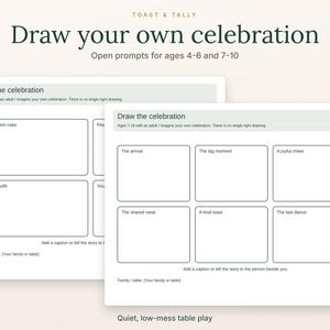 Manteles individuales con actividades para niños de boda, 8 actividades tranquilas para la mesa, edades de 4 a 6 y de 7 a 10 años, tamaño carta A4 SVG PNG PDF imagen 2