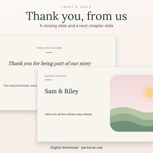 Our Story Wedding Slideshow Template, 20 Editable PPTX Slides, Couple Photo Story, Blank and Sample Decks image 7