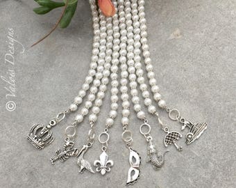 New Orleans Wedding Cake Pull Bracelets // Set of 8 // Cake Pull