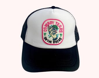 Cowboy Tears on the Rocks Trucker Hat // Cowboy