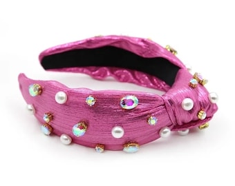 Pink Aura Headband // Metallic