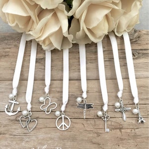 Traditionelle Schleifen Anhänger // 8er Set // Hochzeit // Anhänger