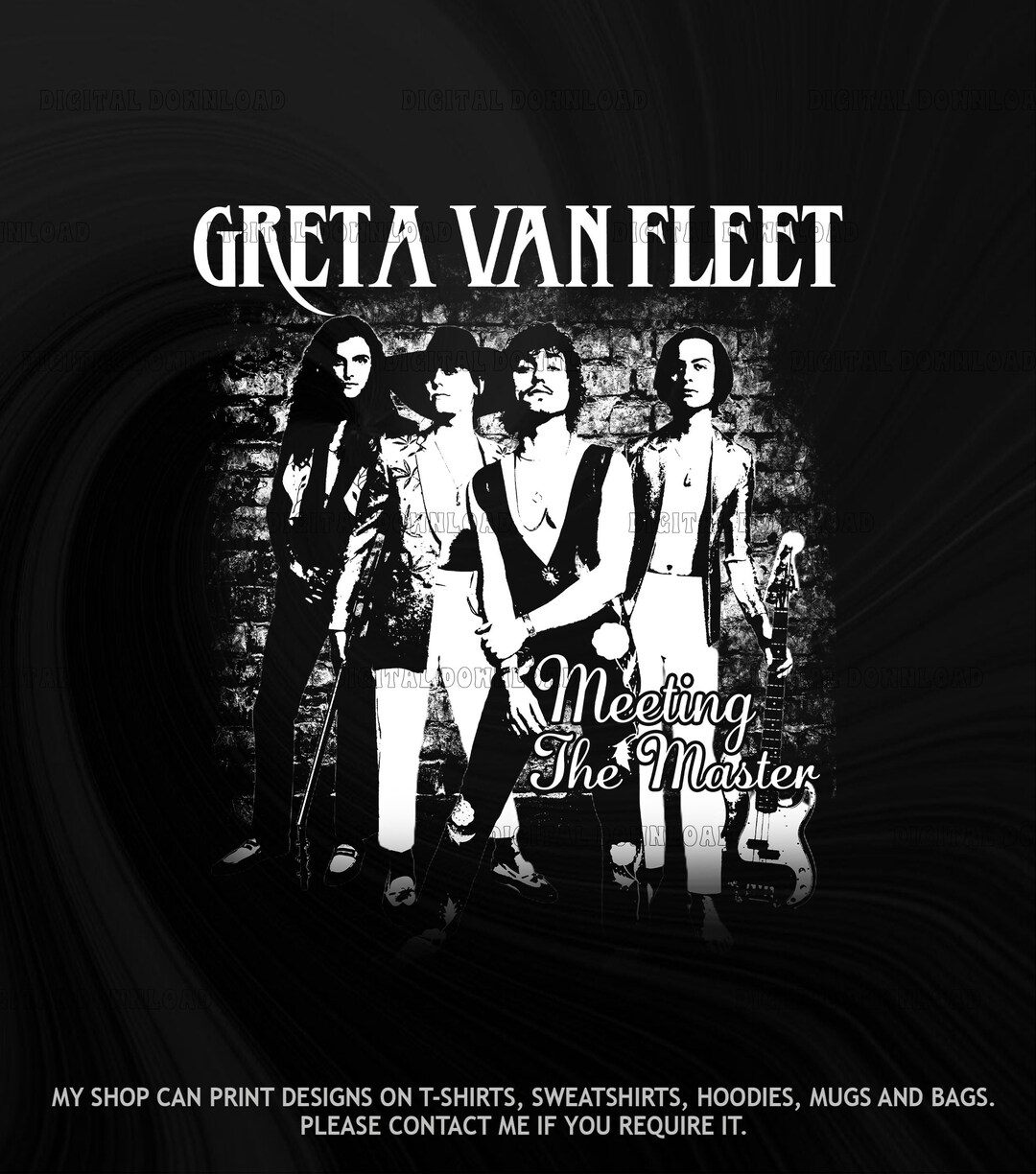 Greta Van Fleet Png, Greta Van Fleet Shirt Design, Greta Van Fleet Tour