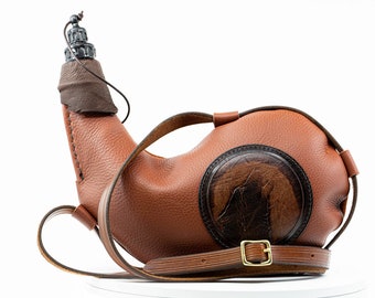 Wine skin bota bag