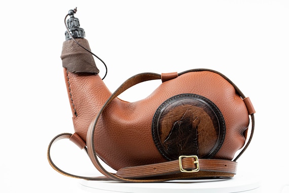 Native American Leather Bota Bag - Lost River Trading Co.