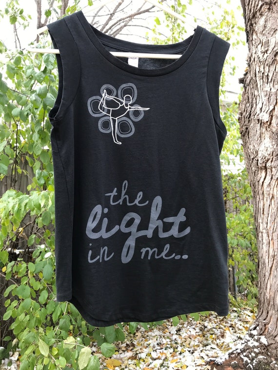 Natural Born Yogi Damen Yoga T-shirt Namaste Love II