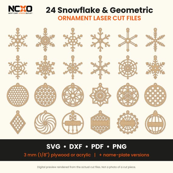 Snowflake Ornament Bundle