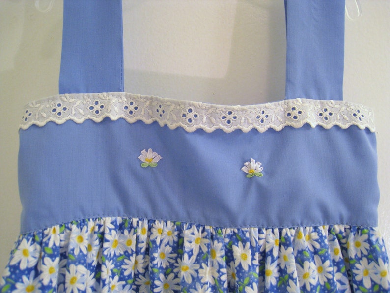 blue floral dress girls