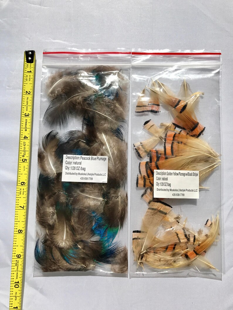 Fly Tying feather Material starter kit by Muskoka Lifestyle Etsy