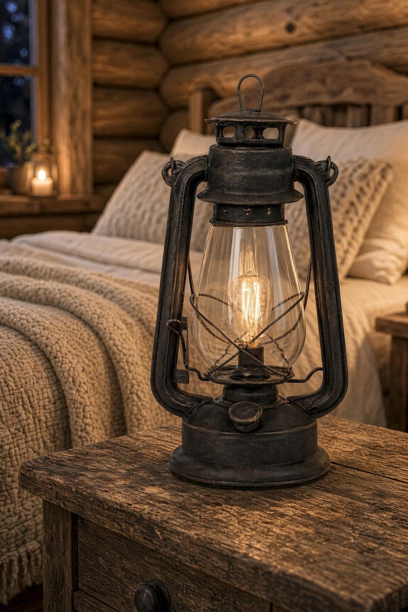 Electric Lantern Table Lamp