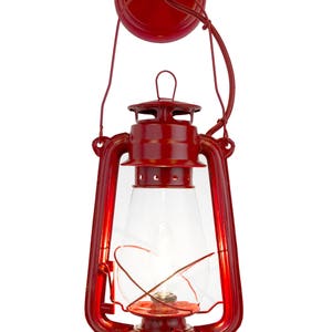 Red Lantern wall sconce Large By Muskoka Lifestyle Products image 2