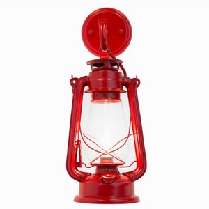 Red Lantern wall sconce Large By Muskoka Lifestyle Products image 1