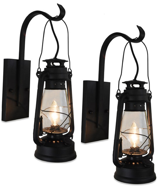 Electric oil lamp wall sconce deals