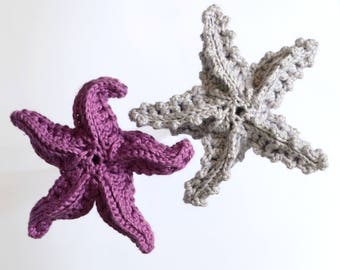 Intermediate Starfish Crochet Pattern, "Majestic Starfish of the Perpetual" Pattern, Wired Spiny Starfish Crochet Pattern