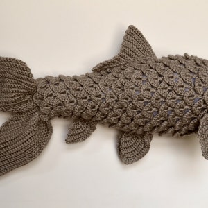 Koi Crochet Pattern, Large Stuffed Fish Pattern, Intermediate Fish ...